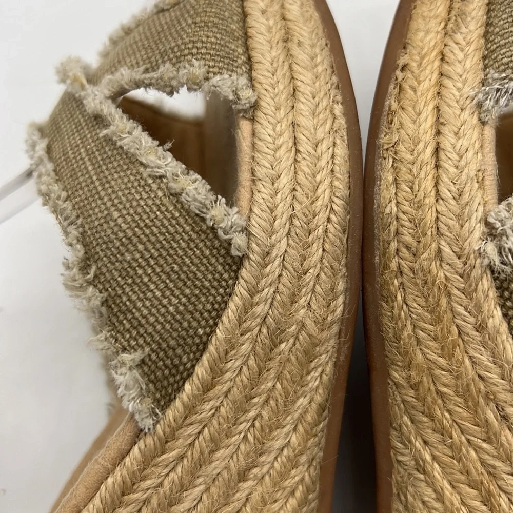 b.o.c  Espadrilles with Wedge Heel size 9
